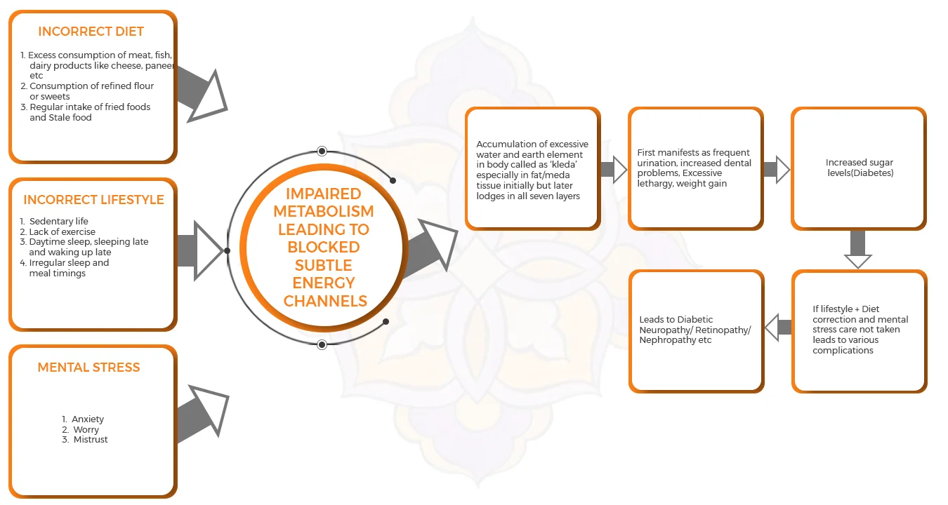 Ayurvedic treatment for Diabetes (flowchart)